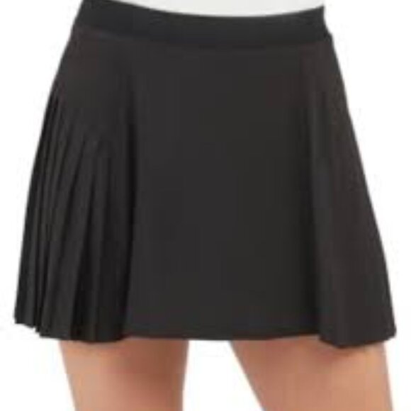 SPANX Pants - NEW Spanx Get Moving Pleated Skort, 14" Black  Sz M